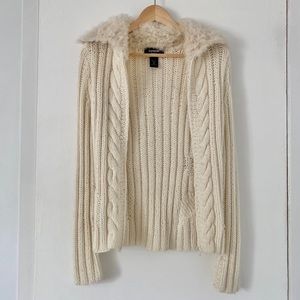 Express | Knit Faux Zipper-hoodie